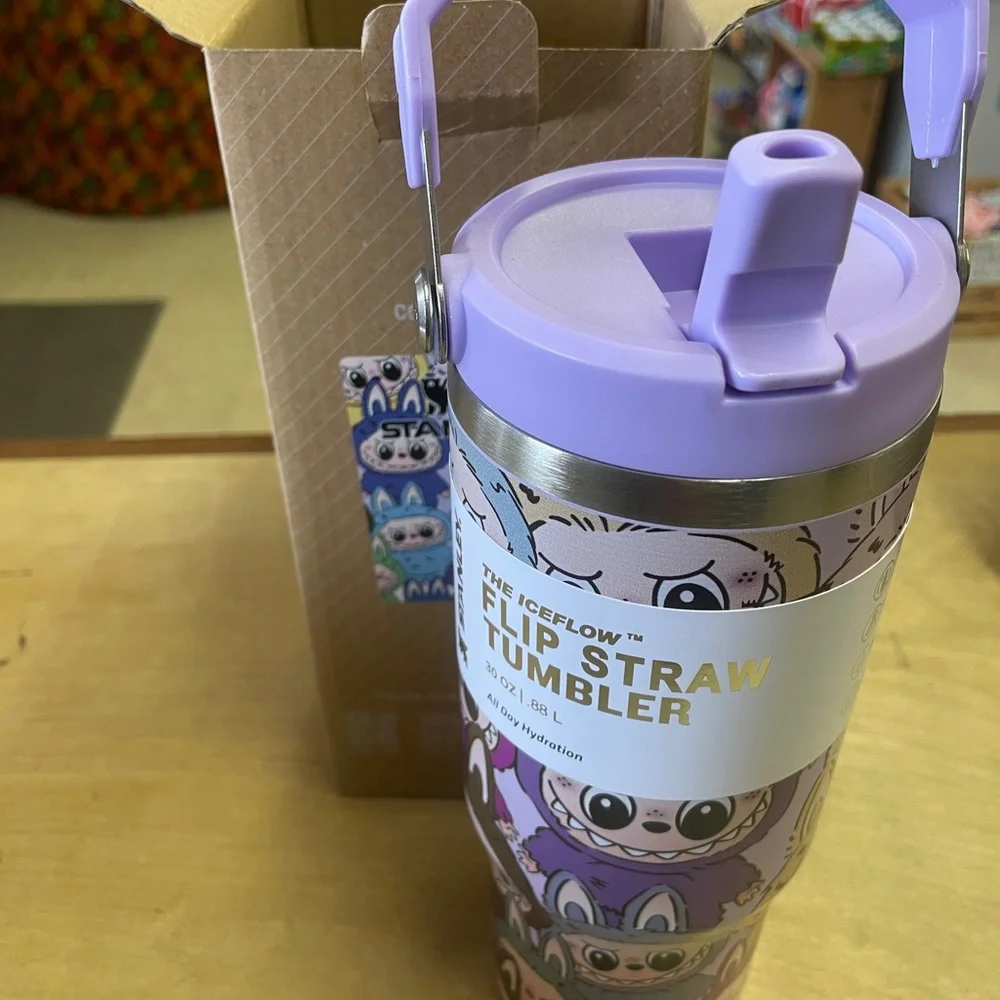 Labubu Stanley IceFlow Flip Straw Tumbler - Picture 6 of 6